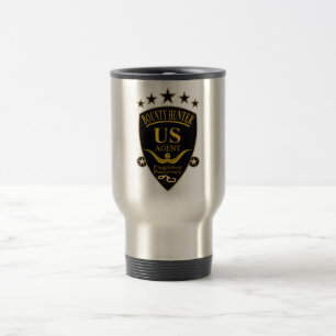 Bounty Hunter Agent Travel Mug Reisebecher