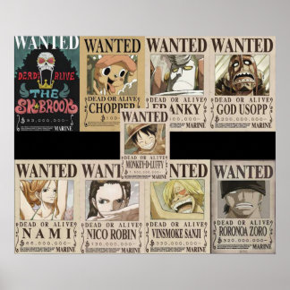 Bounty Mugiwara Poster