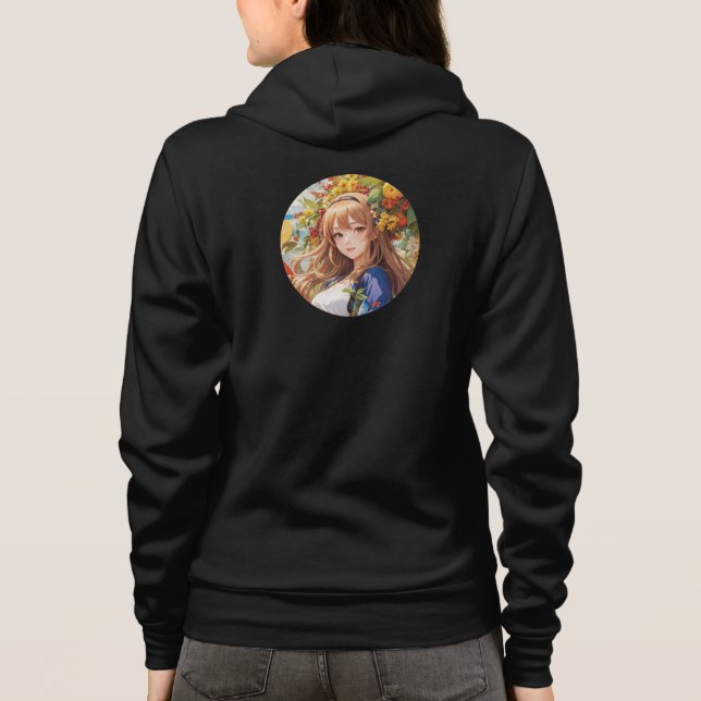 Bounty of the Seasons: Eine Feier in Collage Hoodie (Rückseite)