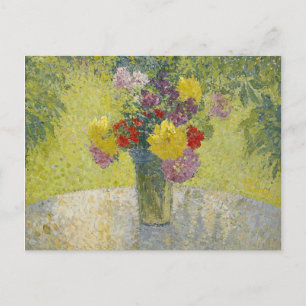 Bouquet auf dem Tisch von Martin Postkarte