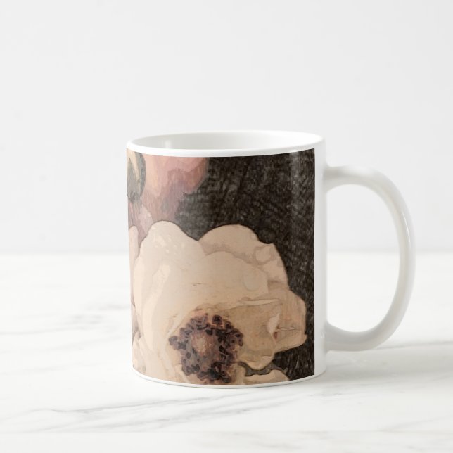 Bouquet aus Blume... Kaffeetasse (Rechts)