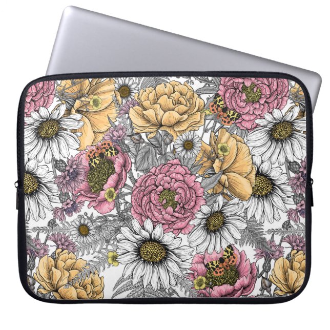 Bouquet aus Blume- Rose, Pfingsten, Molkereien Laptopschutzhülle (Vorderseite)