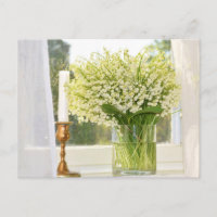 Bouquet aus Frühlingsblütenlilien des Tales