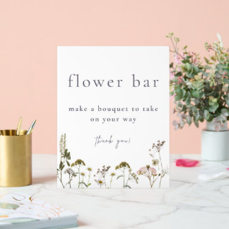 Bouquet bar de fleurs
