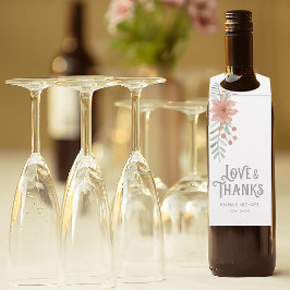 Bouquet Blush ID654 Flaschenanhänger