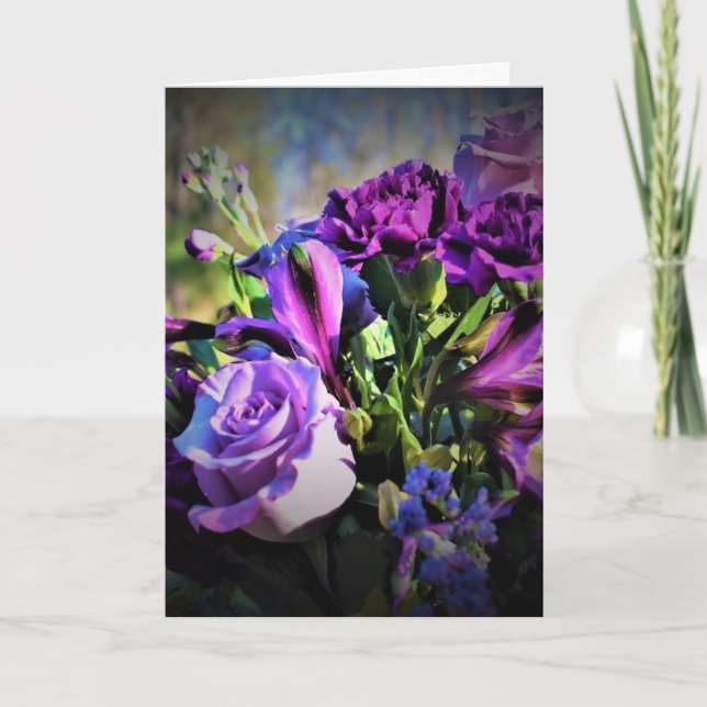 Bouquet, carte (Devant)