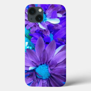 Bouquet coque ipad pourpre N Turquoise