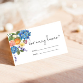 Bouquet D'Aquarelle Devant Combien De Cartes De Ba