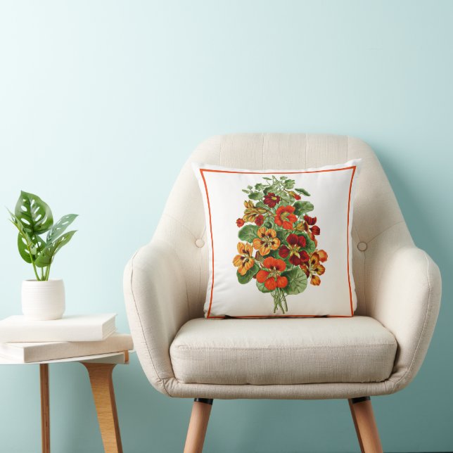 Bouquet d'automne Coussin réversible Vintage (Chaise)