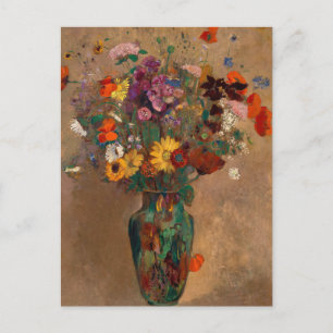Bouquet de Fleur sauvage   Carte postale Odilon Re