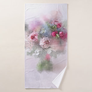 Bouquet de fleurs de roses rouges Abstraites