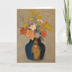 Bouquet de Fleurs Odilon Redon Karte