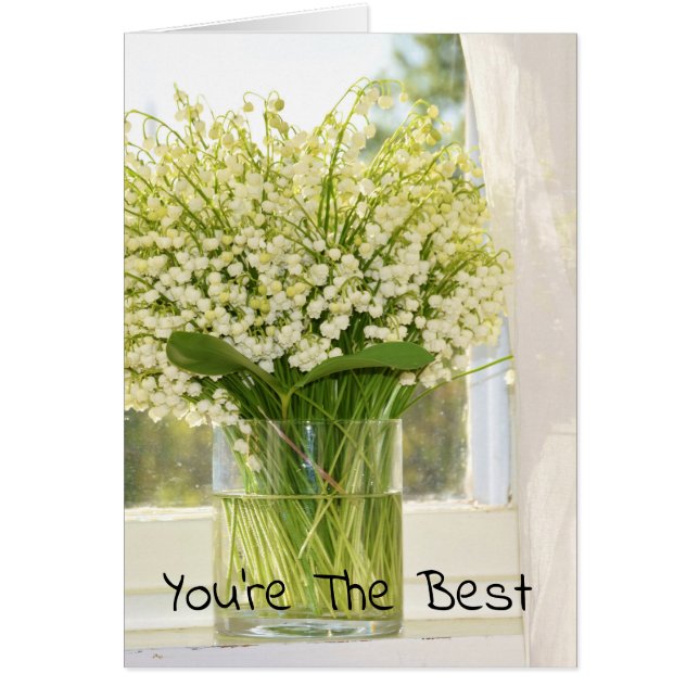 Bouquet de lys de fleurs printanières de la vallée (Devant)