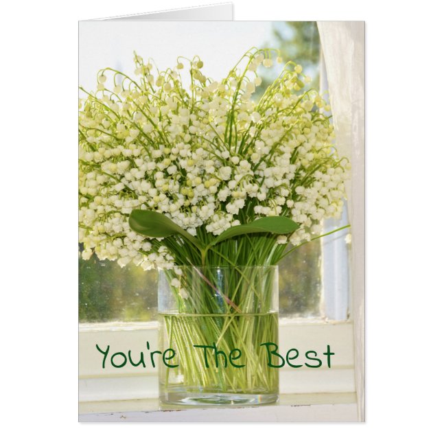 Bouquet de lys de fleurs printanières de la vallée (Devant)