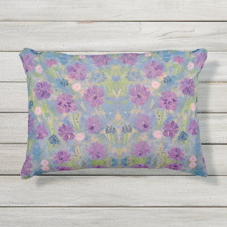 Bouquet de printemps Coussin d'accents extérieur d