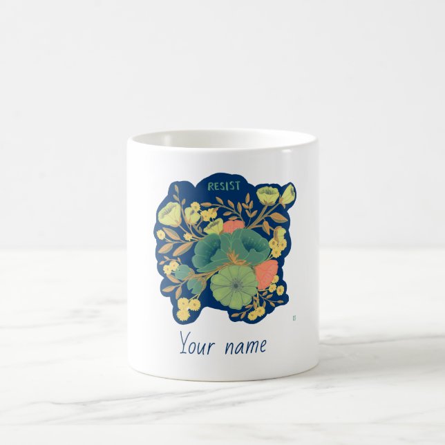 Bouquet de résistance l tasse avec personnalisatio (Centre)