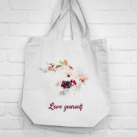 Bouquet de Sac fourre-tout de fleurs de couleur