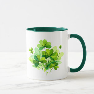 Bouquet de trèfle botanique Mug de la Saint-Patric
