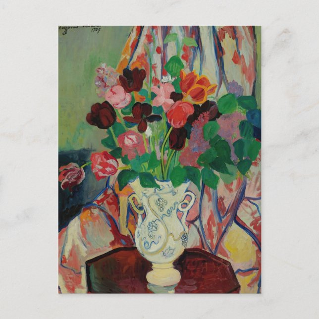 Bouquet de Tulipes von Suzanne Valadon Postkarte (Vorderseite)