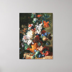 Bouquet de Van Huysum's de copie de toile de