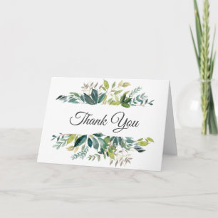 Bouquet de verdure Mariage Photo Merci