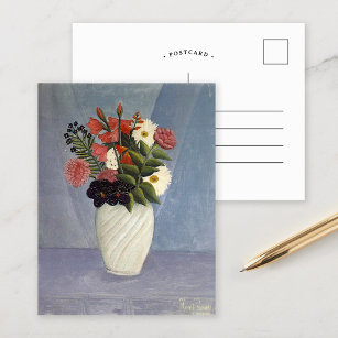 Bouquet der Blume   Henri Rousseau Postkarte