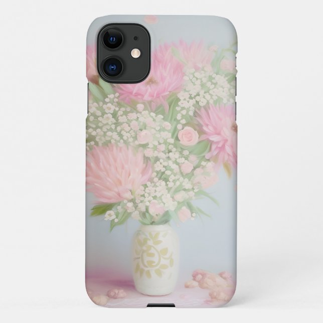 Bouquet der Blume Ölgemälde iPhone Case 11 Hülle (Rückseite)