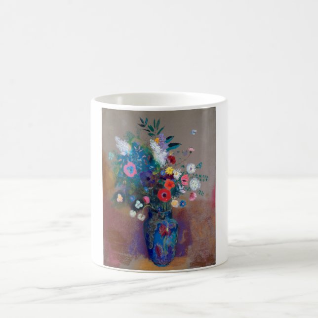 Bouquet der Blume, Redon Kaffeetasse (Mittel)