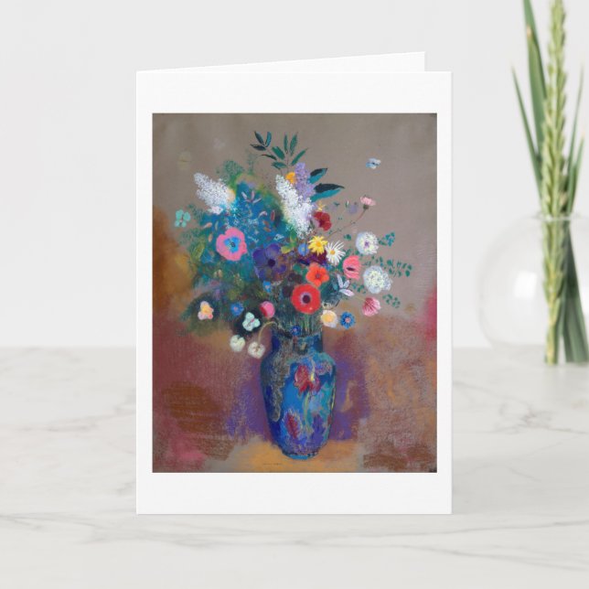 Bouquet der Blume, Redon Karte (Vorderseite)