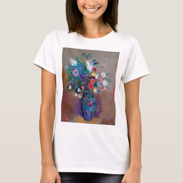 Bouquet der Blume, Redon T-Shirt (Vorderseite)