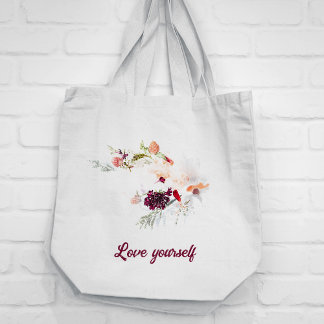 Bouquet der Blume Tote Tag Tragetasche