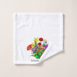 Bouquet der monatlichen Blume Badhandtuch Set