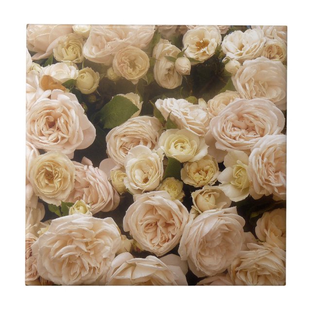 Bouquet der Rose Fliese (Vorderseite)