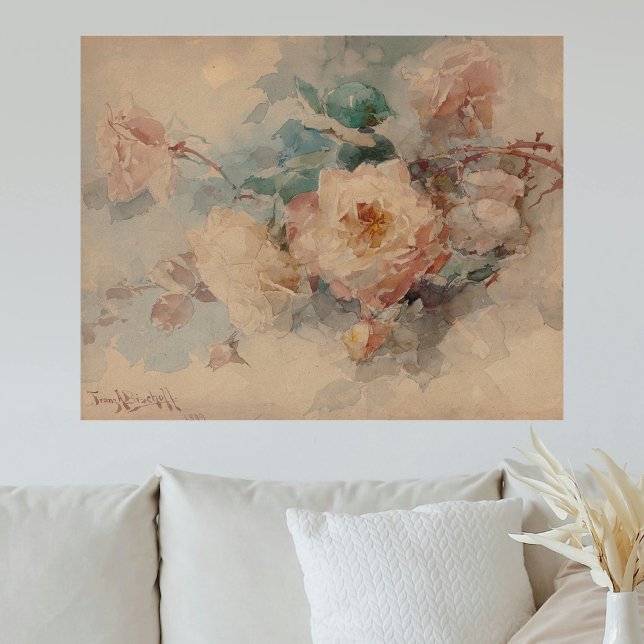 Bouquet der Rose - Franz Bischoff Poster (Von Creator hochgeladen)