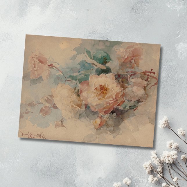 Bouquet der Rose - Franz Bischoff Postkarte (Von Creator hochgeladen)