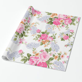 Bouquet der Rose Geschenkpapier