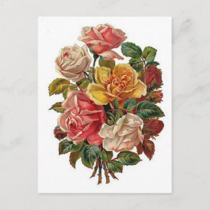 Bouquet der Rose Postkarte