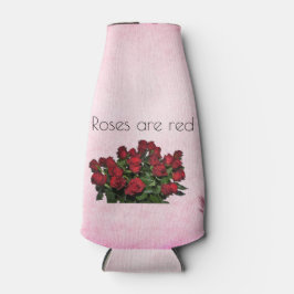 Bouquet der rote Rosen Flaschenkühler