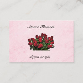 Bouquet der rote Rosen Visitenkarte