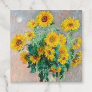 Bouquet der Sonnenblumen Claude Monet Geschenkanhänger