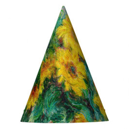 Bouquet der Sonnenblumen Claude Monet Partyhütchen