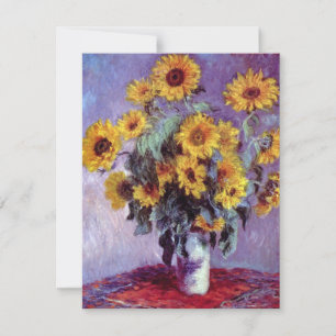 Bouquet der Sonnenblumen von Claude Monet, Vintage