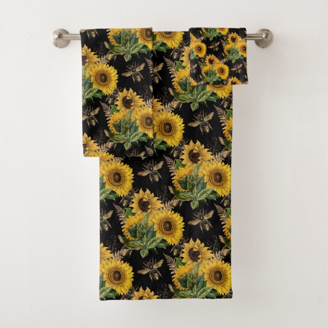 Bouquet des abeilles jaunes noires (En situation)