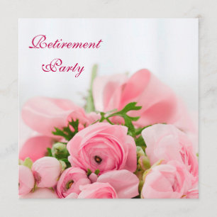 Bouquet des Ruhestands von Rosen Einladung
