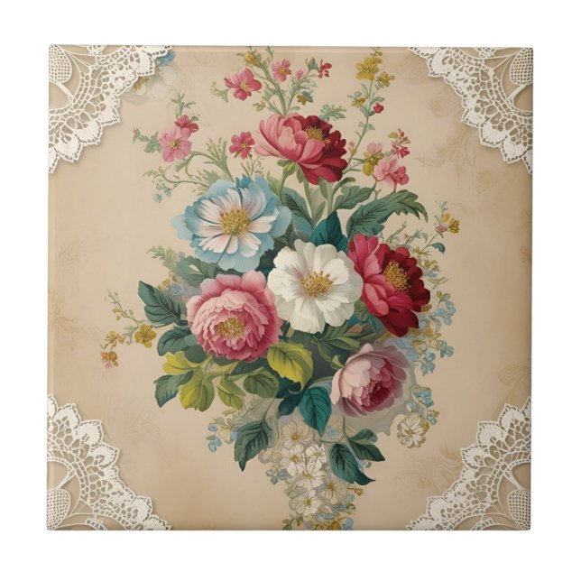 Bouquet Fliese (Vorderseite)