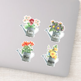 Bouquet floral blooming garden aufkleber