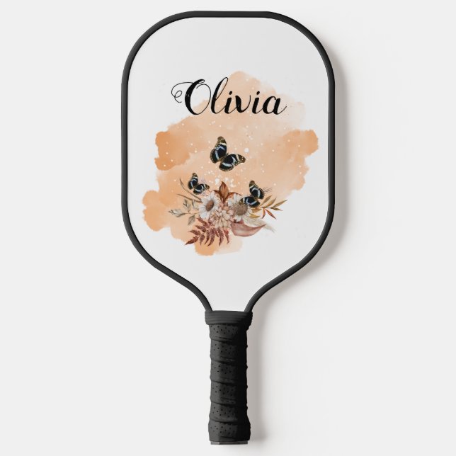 Bouquet floral blooming garden pickleball schläger (Vorderseite)