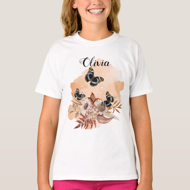 Bouquet floral blooming garden T-Shirt (Vorderseite)
