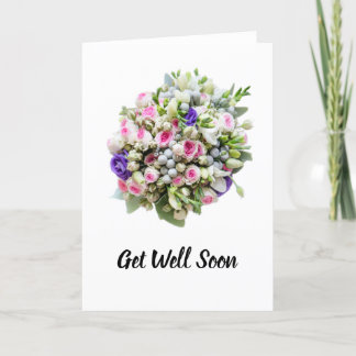 Bouquet Get Well Card Karte