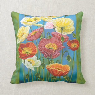 Bouquet in Border I Kissen